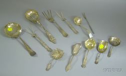 Twelve Sterling Flatware Items